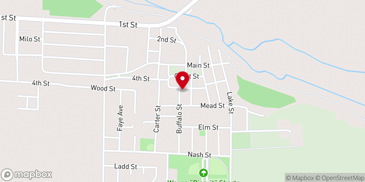 Map showing location of Lake City United Methodist Church