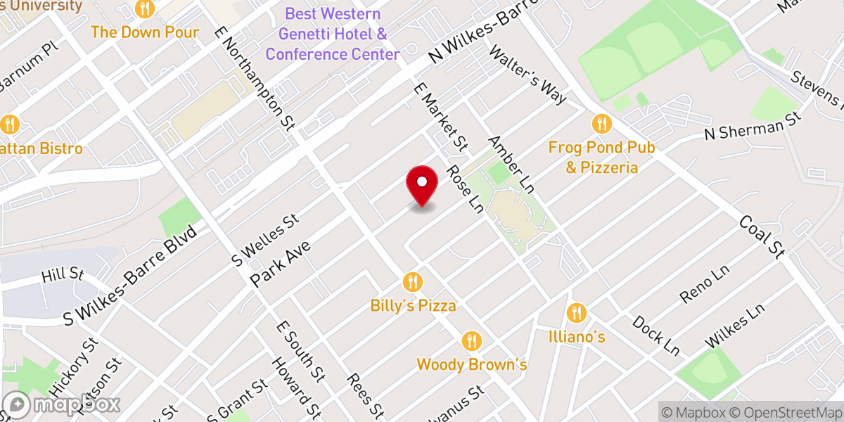 Map showing location of Iglesia Cristiana Piedra Angular