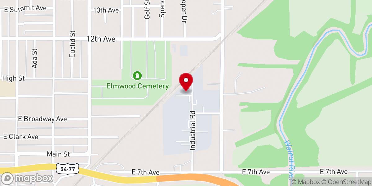 Map showing location of Augusta Church of Christ