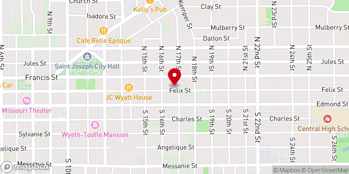 Map showing location of Iglesia Pentecostal Manantial De Vida