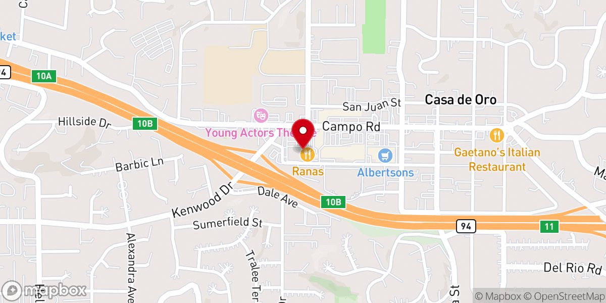 Map showing location of Dominion Center Church of San Diego Ca Inc