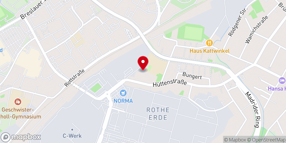 Map showing location of Babtisten Gemeinde Aachen