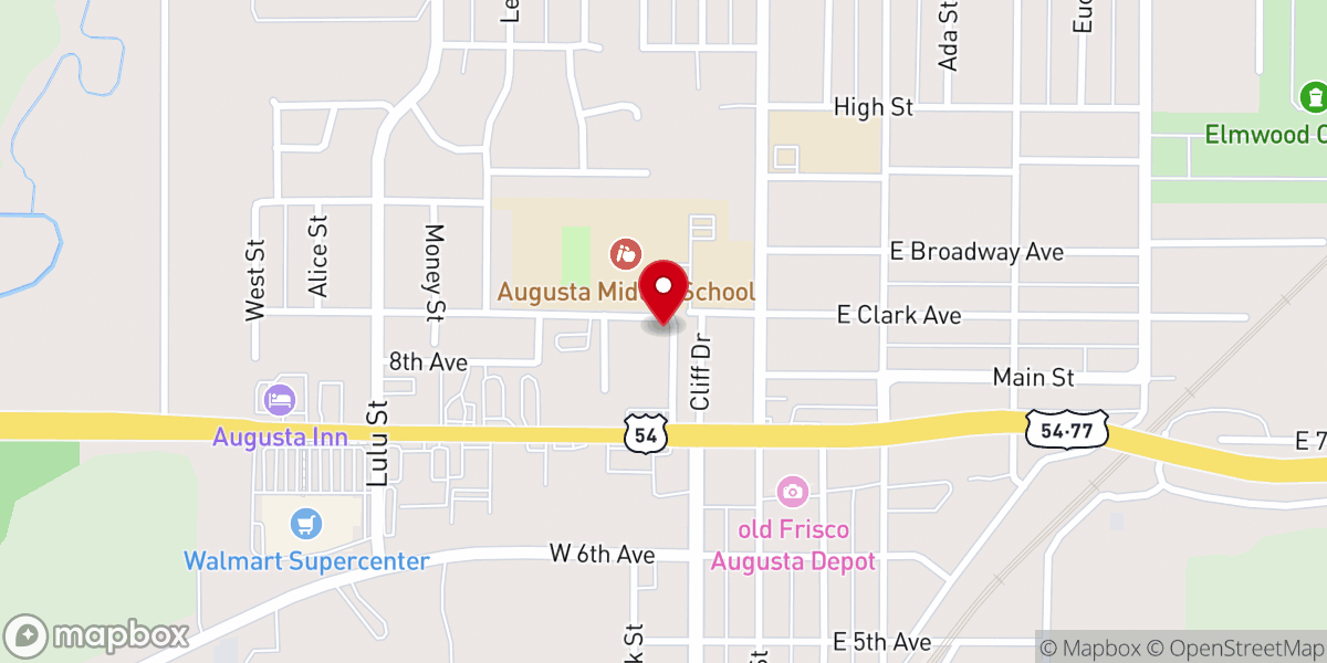 Map showing location of Church Of Hope