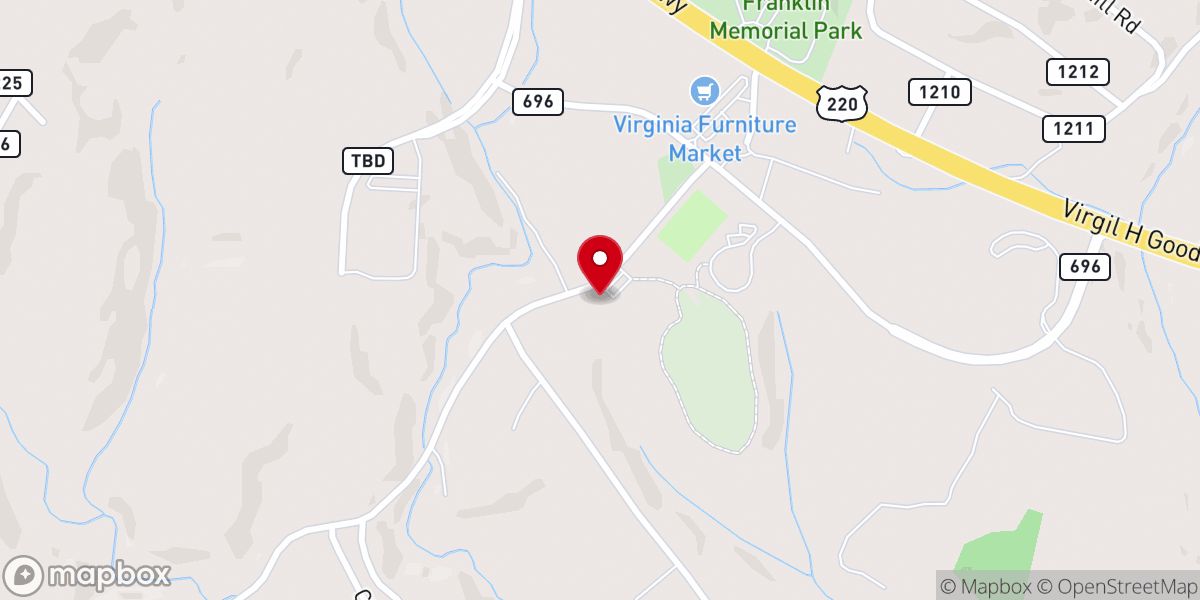 Map showing location of Germantown Brick Church of the Brethren