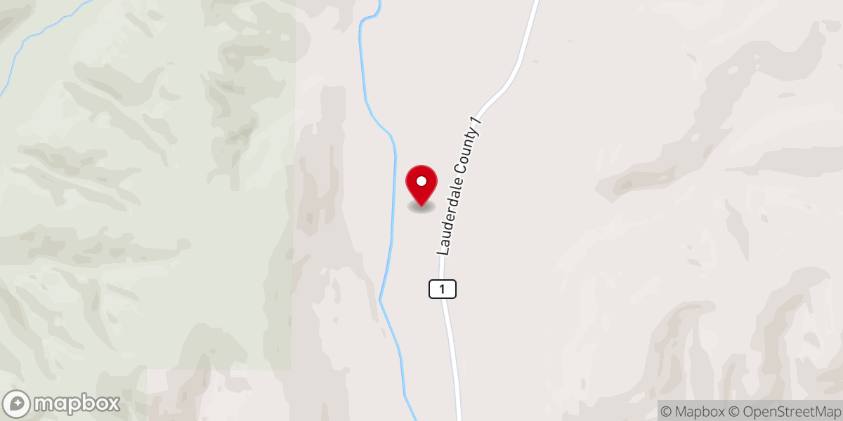 Map showing location of Williams Chapel United Presbyterian Church