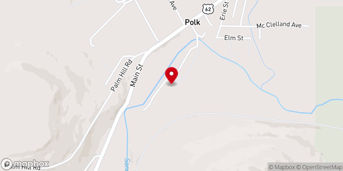 Map showing location of Sugar Valley Lodge Polk Personal Care Home