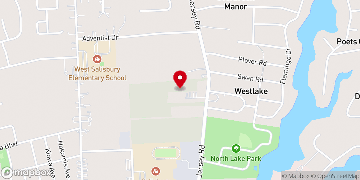 Map showing location of Word of Life Center