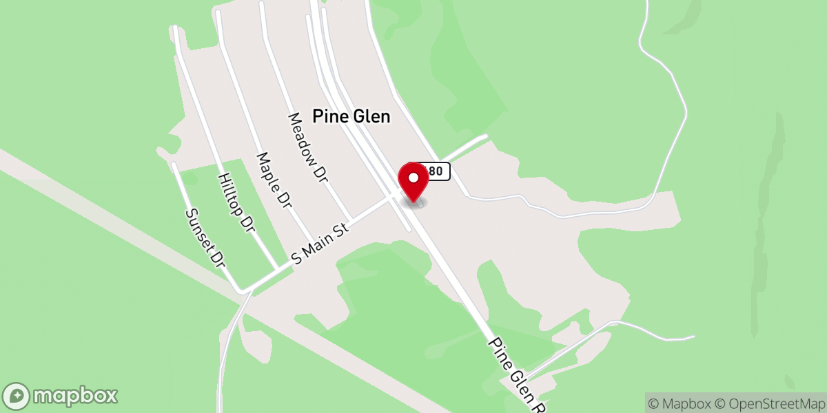 Map showing location of PINE GLEN UNITED METHODIST CHURCH
