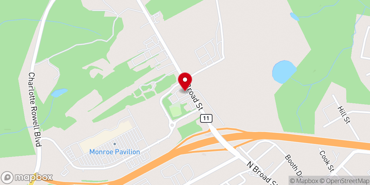 Map showing location of Graystone Church - Monroe Campus