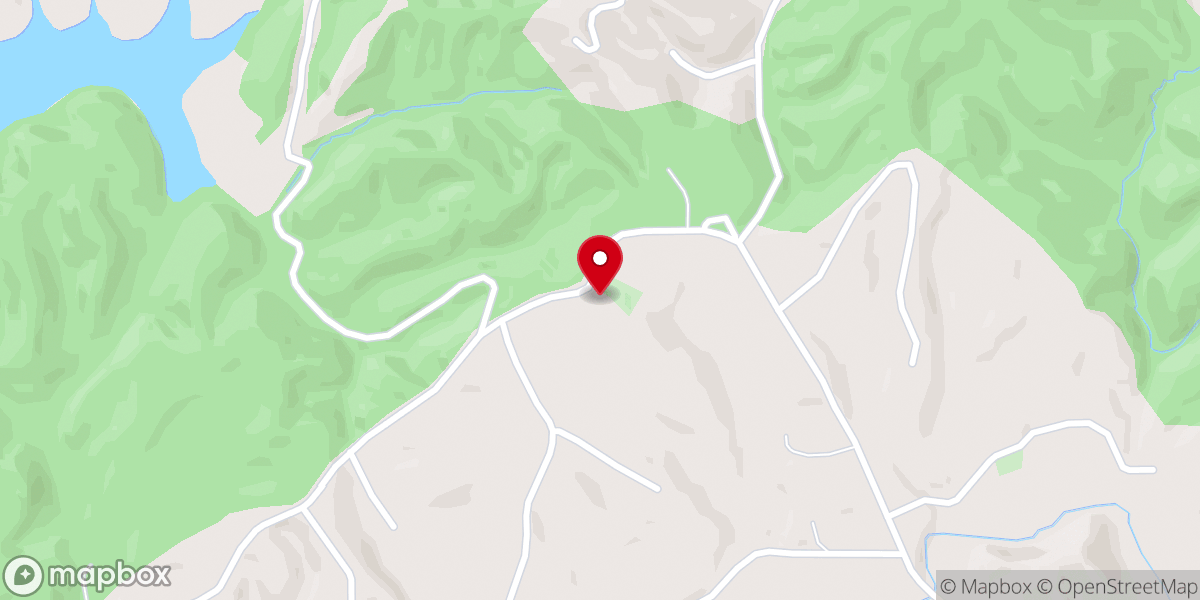 Map showing location of Sims Church