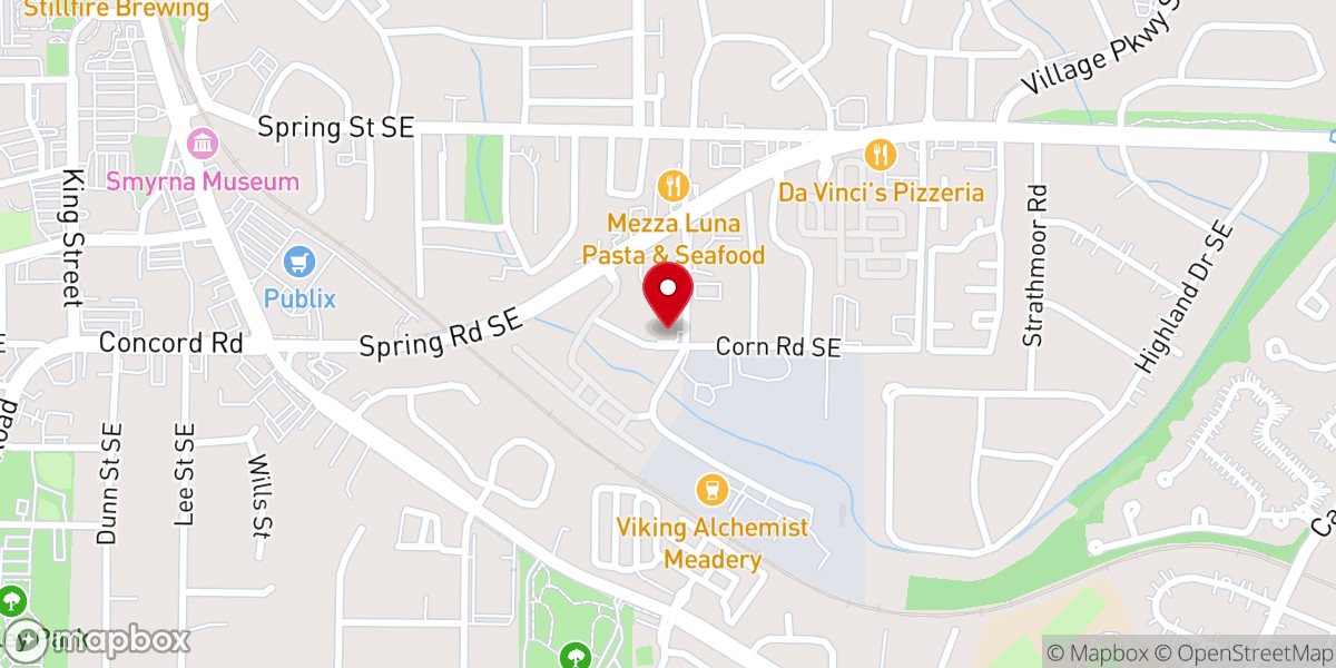 Map showing location of Deaf Baptist Church