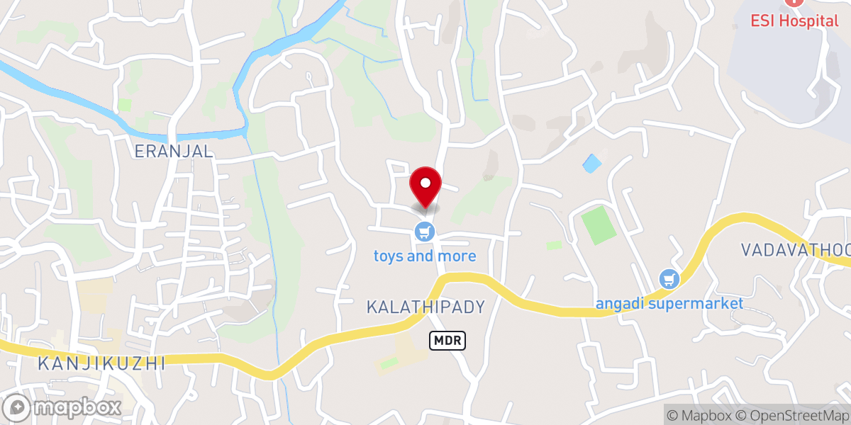 Map showing location of Little Flower Malankara Catholic Church