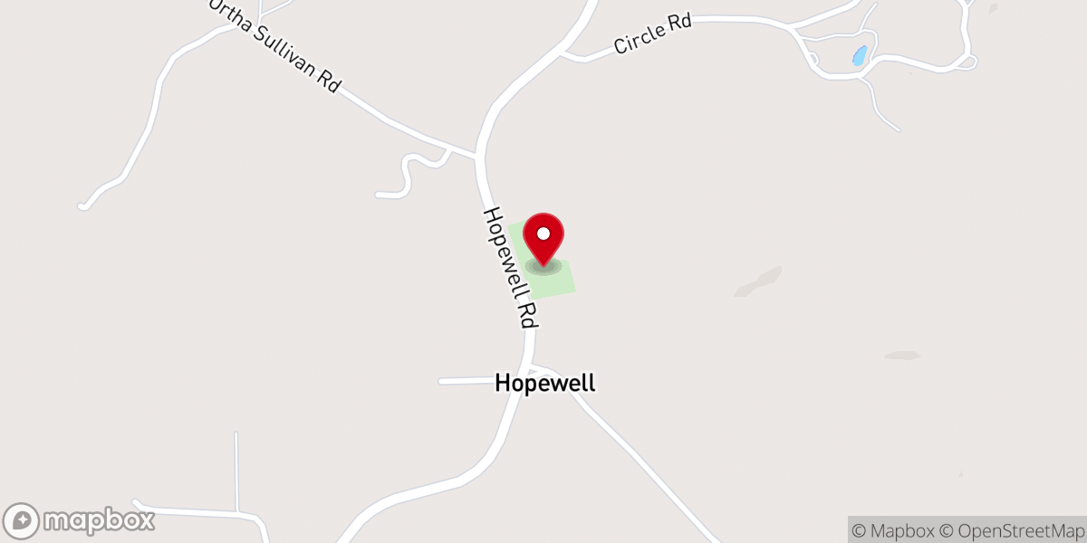 Map showing location of The Well Livewell Hopewell