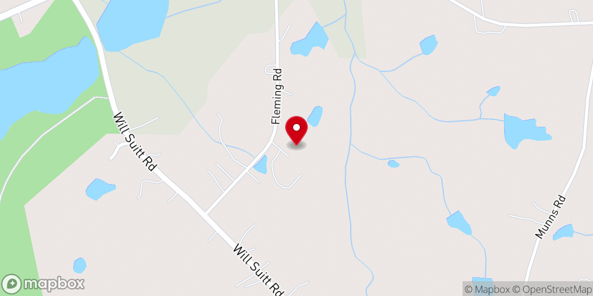 Map showing location of Cedar Creek Gallery