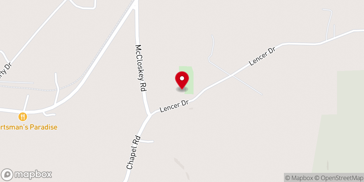 Map showing location of St Mary's Church