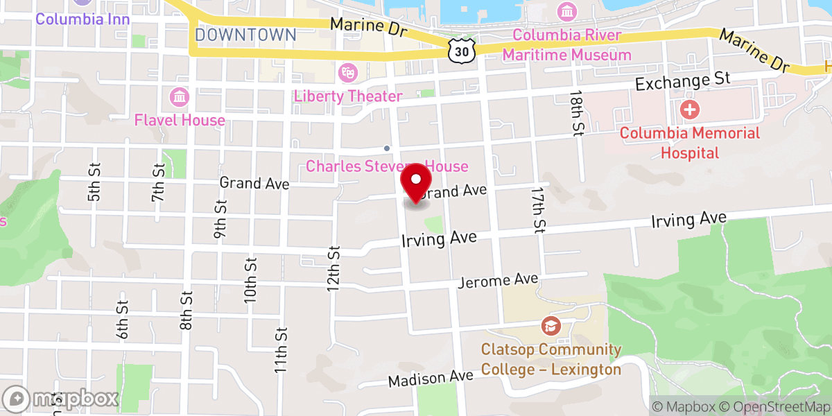 Map showing location of St. Vincent de Paul Society