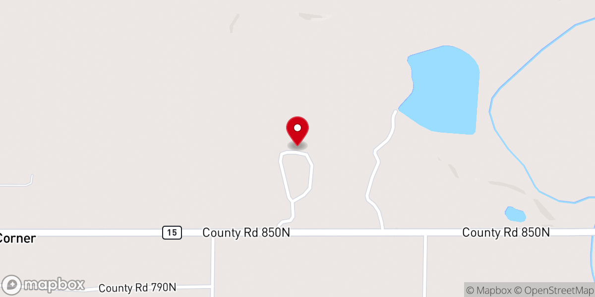 Map showing location of Zion's Hill Campground