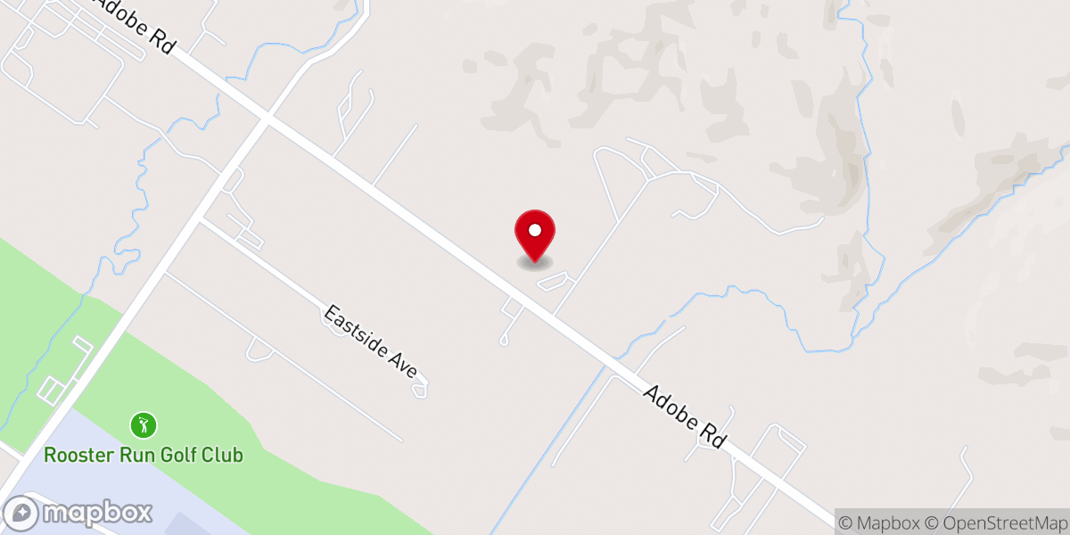Map showing location of Hillside Church