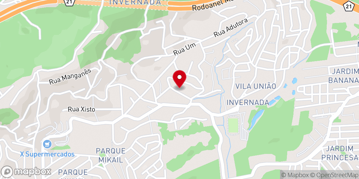 Map showing location of Paróquia Santo André Apóstolo
