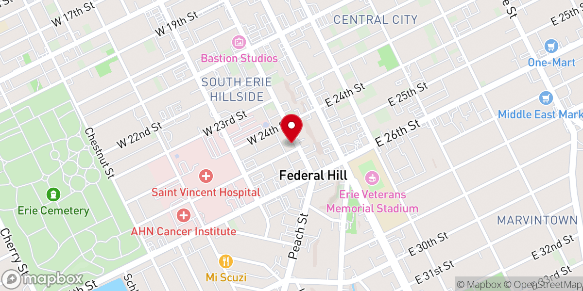 Map showing location of The Light of the World Church