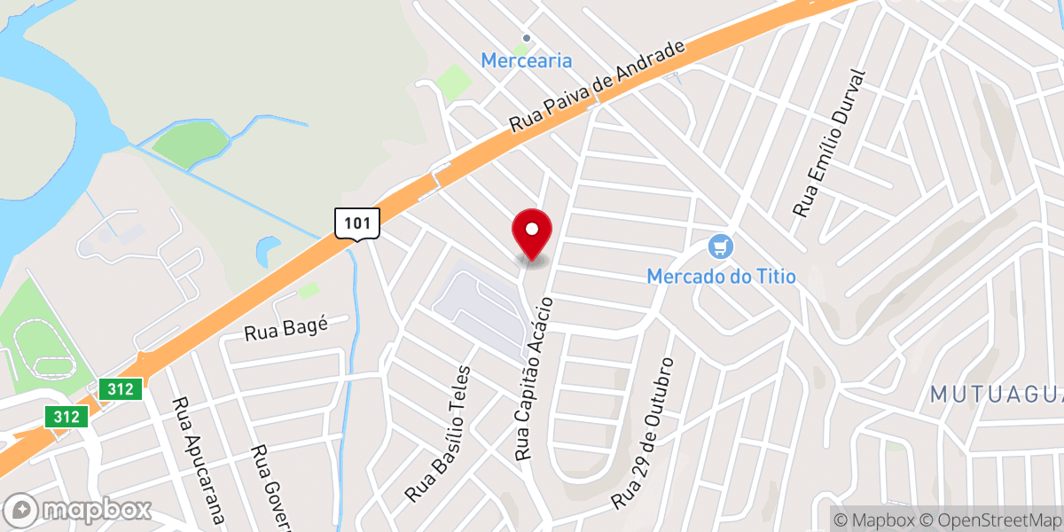 Map showing location of Igreja Evangélica Luterana do Brasil