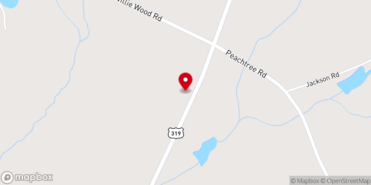 Map showing location of Ranger Grove Church of God and Christ