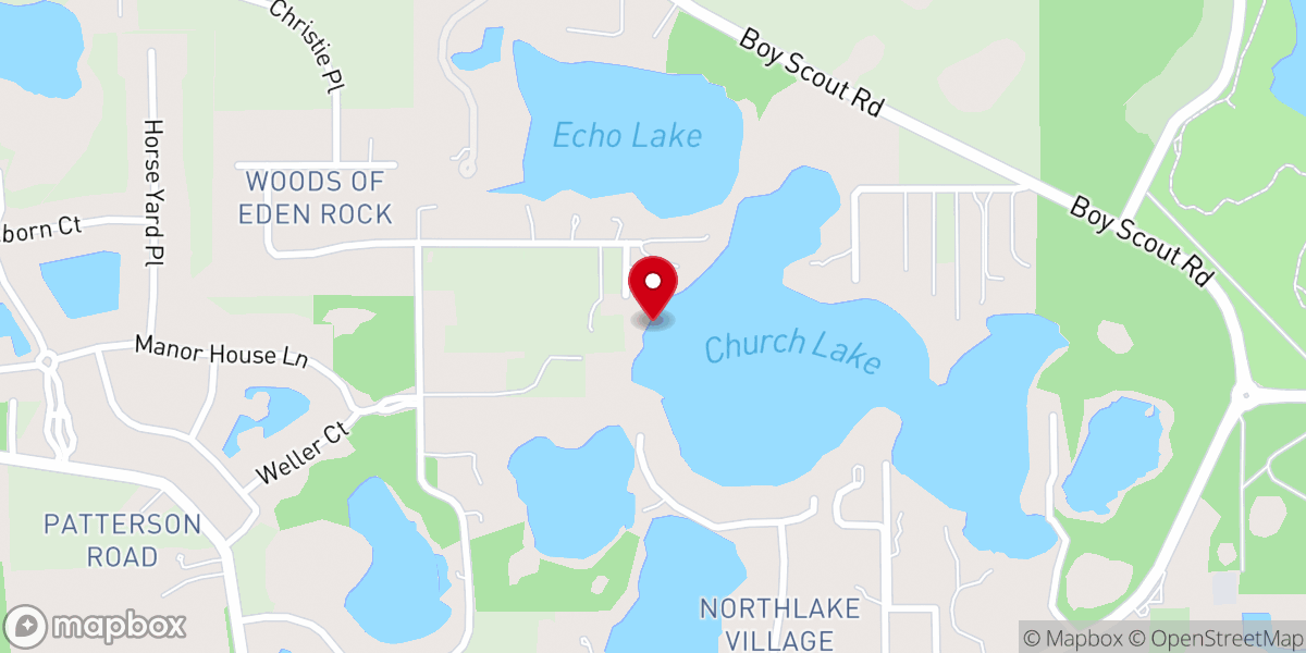 Map showing location of Church Lake Farms