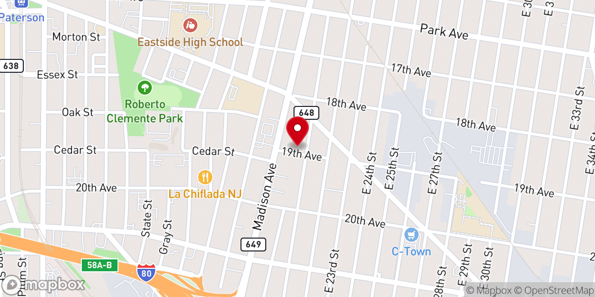 Map showing location of Salmon Jas Pastor