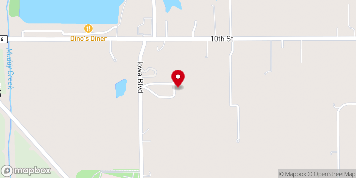 Map showing location of Trenton Foursquare Church