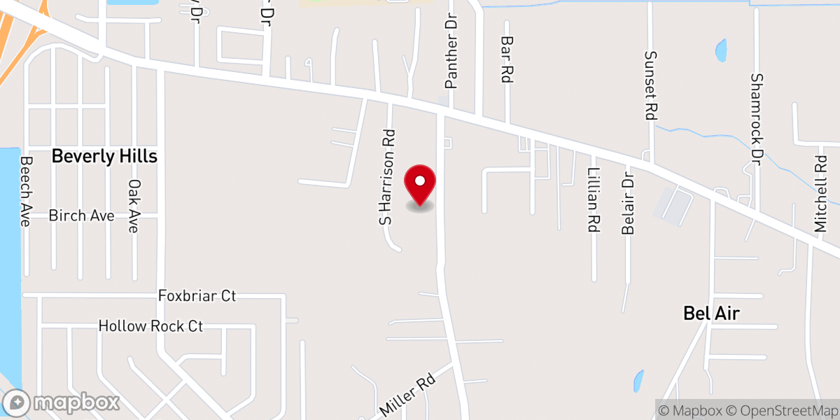 Map showing location of The El-Bethel Worship Center