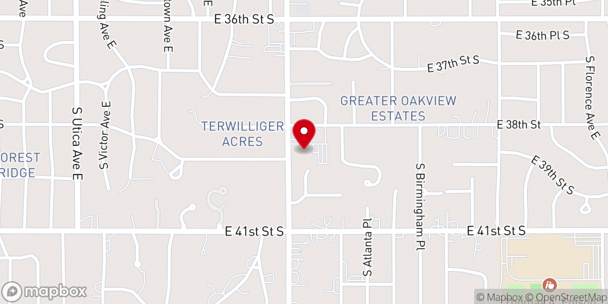 Map showing location of BattleCreek Church - Midtown