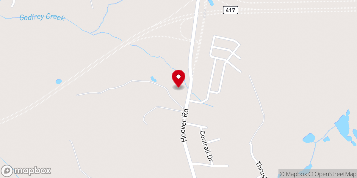 Map showing location of Grace Community of Topsail