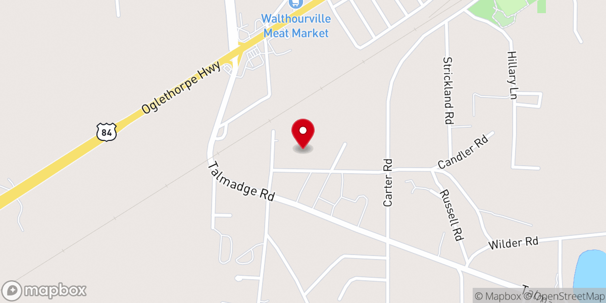 Map showing location of Pillar in Zion Apostolic Church
