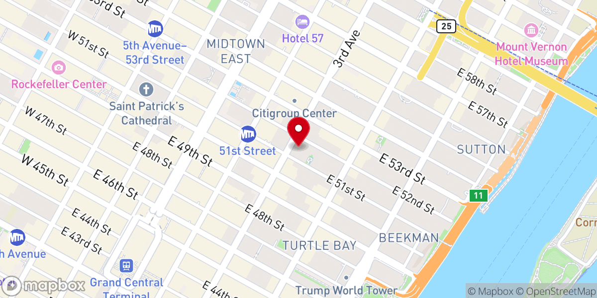 Map showing location of Lifeline Support Ministries Inc