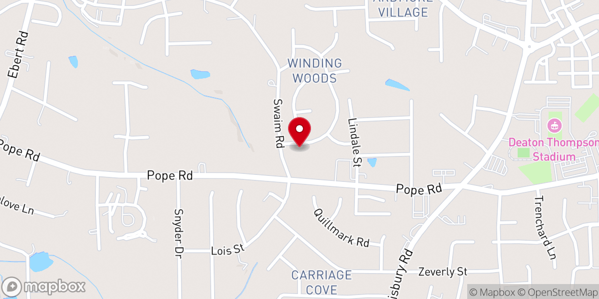 Map showing location of Team Ministry