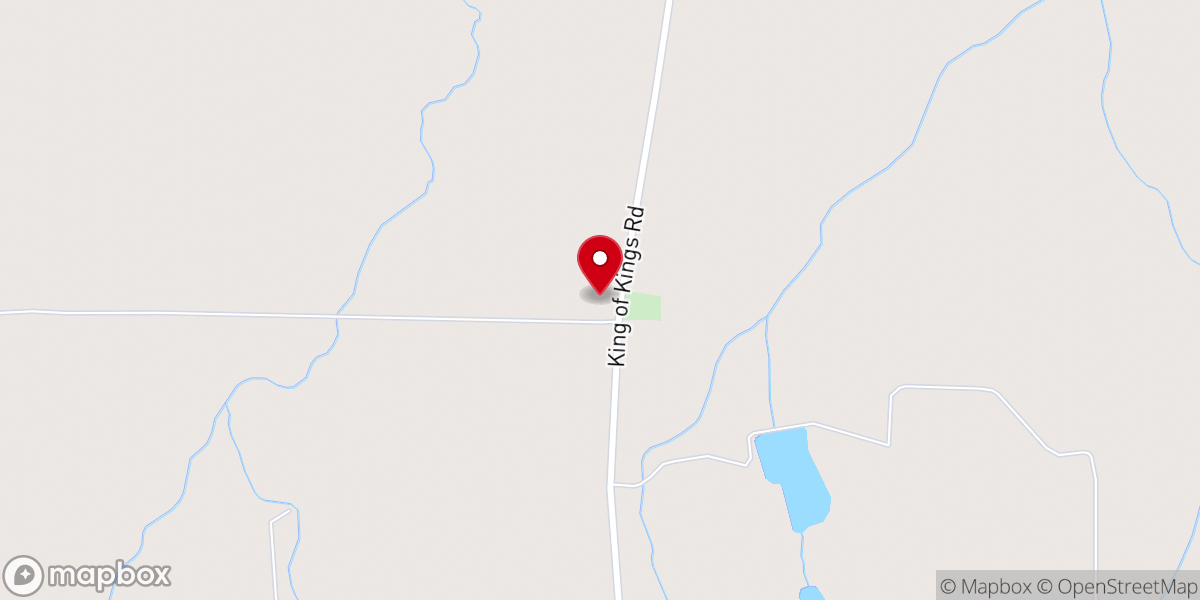 Map showing location of King of Kings Christian Church