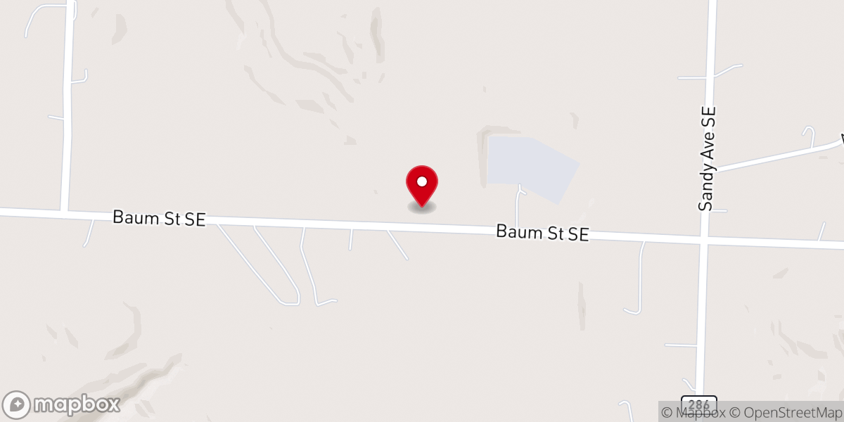 Map showing location of Mt Zion Community Church