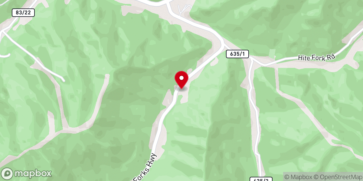 Map showing location of Church of the Living God