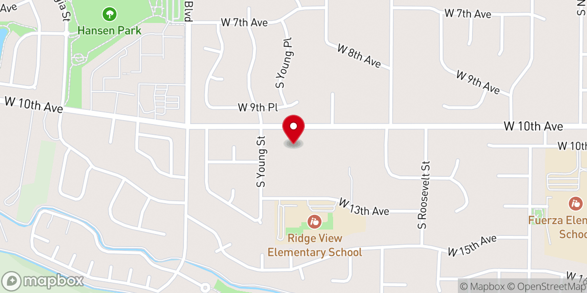 Map showing location of Kennewick Seventh-day Adventist Church