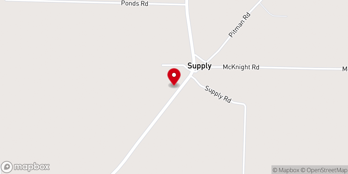 Map showing location of Apostolic faith church