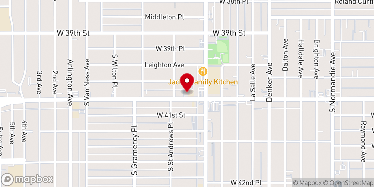 Map showing location of New Bethel Apostolic Church of God In Christ