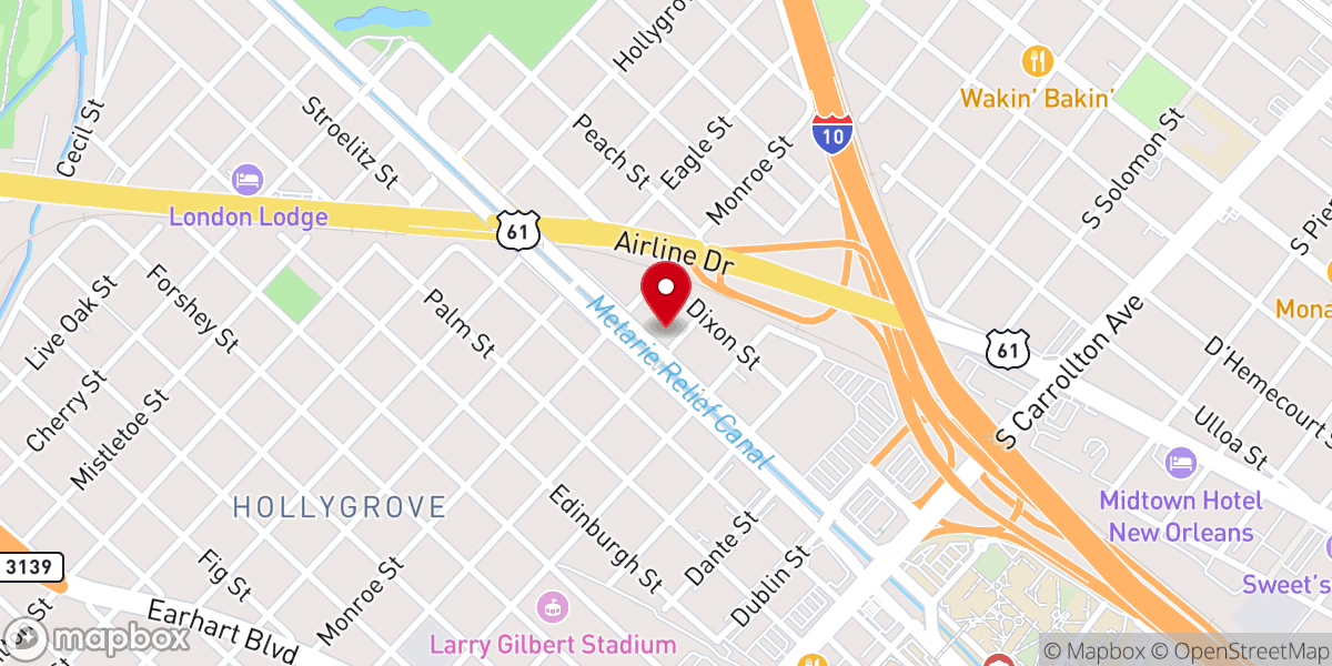 Map showing location of Perfect Love Full Gospel Christian Church