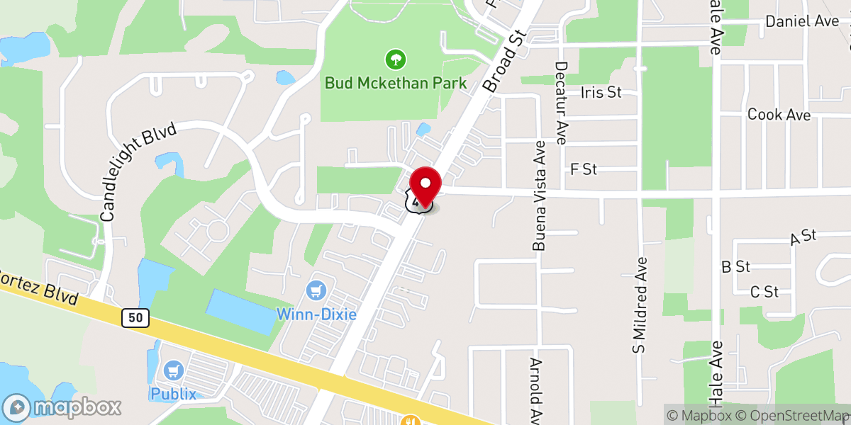 Map showing location of New Hope Landmark Missionary Baptist