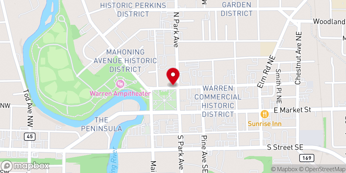 Map showing location of Global Methodist church
