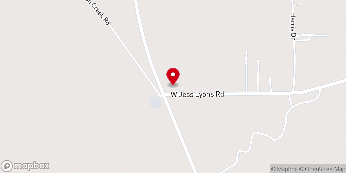 Map showing location of Calvary Church