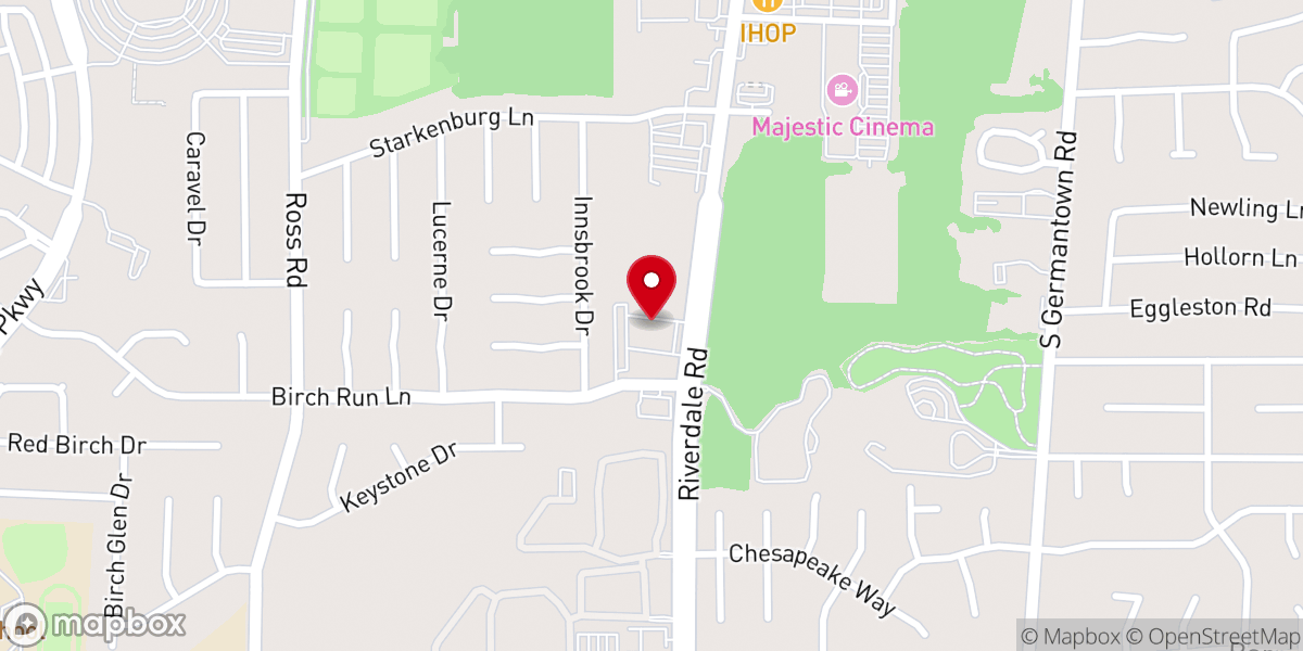Map showing location of Anointed Temple of Praise