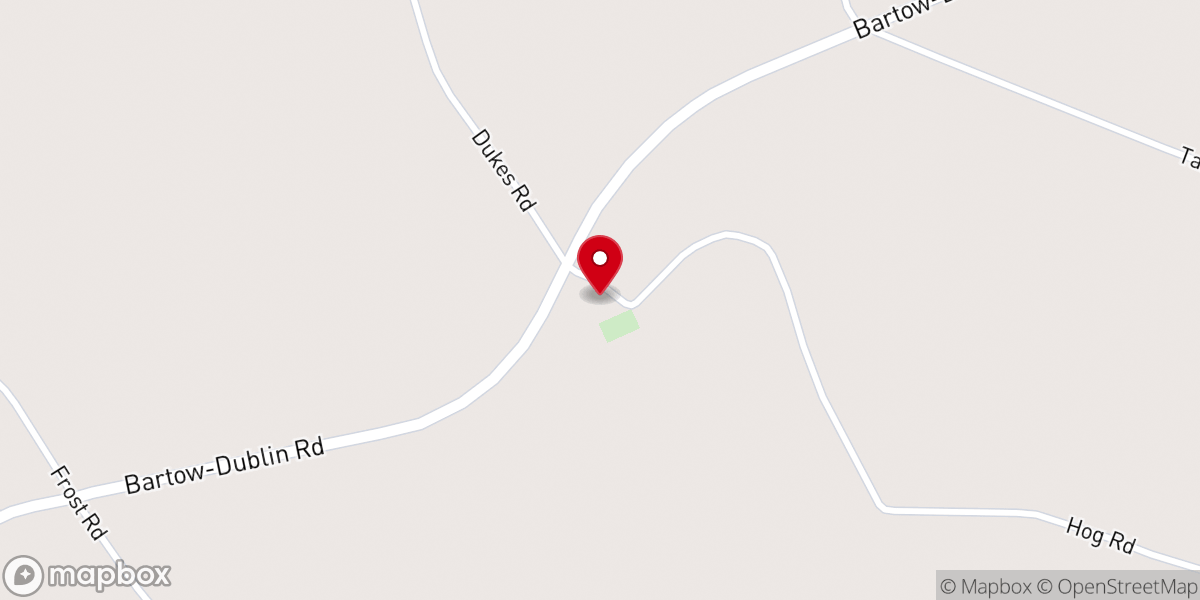 Map showing location of Pleasant Springs United Methodist Church