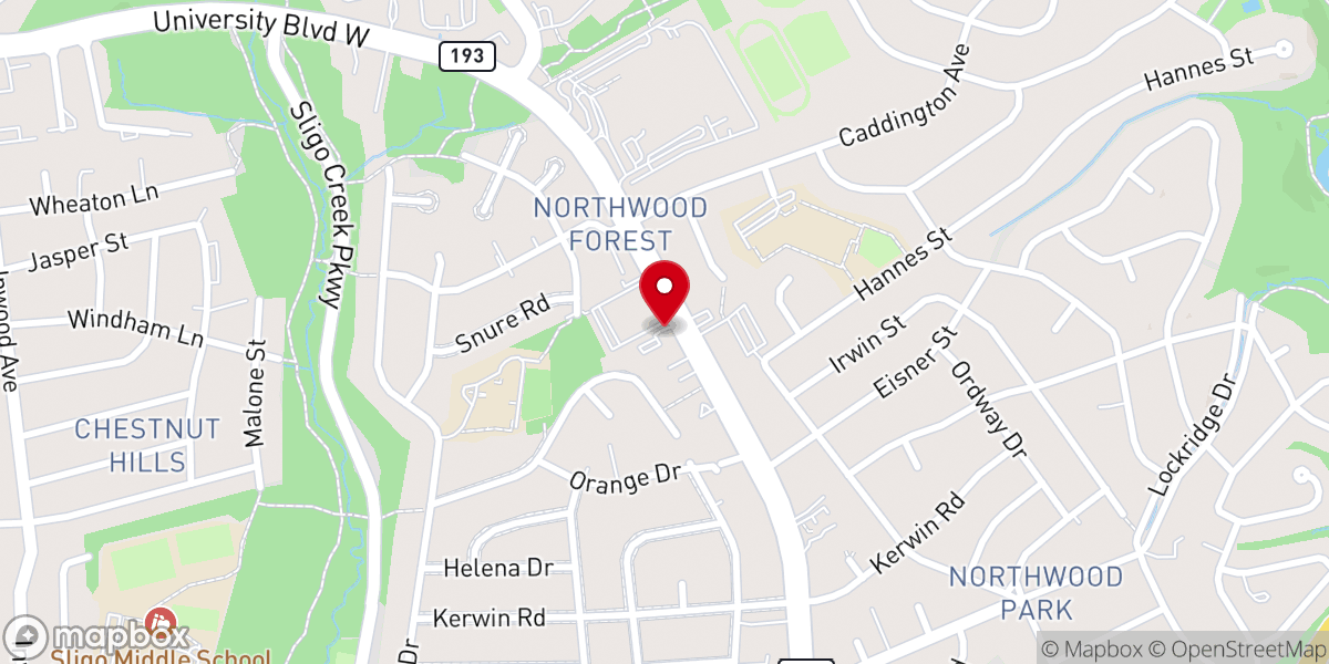 Map showing location of Church of the Good Shepherd