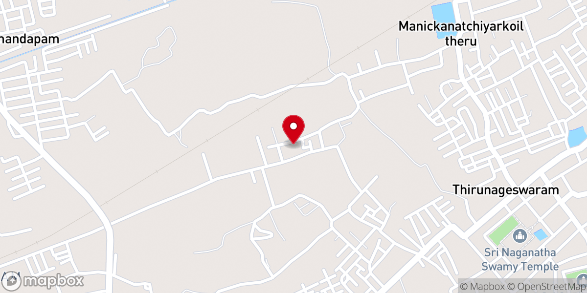Map showing location of Sri Sarabha Soolini Durga Temple, Pilanjeri