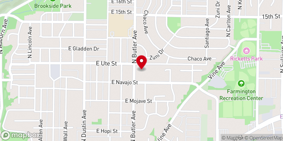 Map showing location of World Harvest Center Church